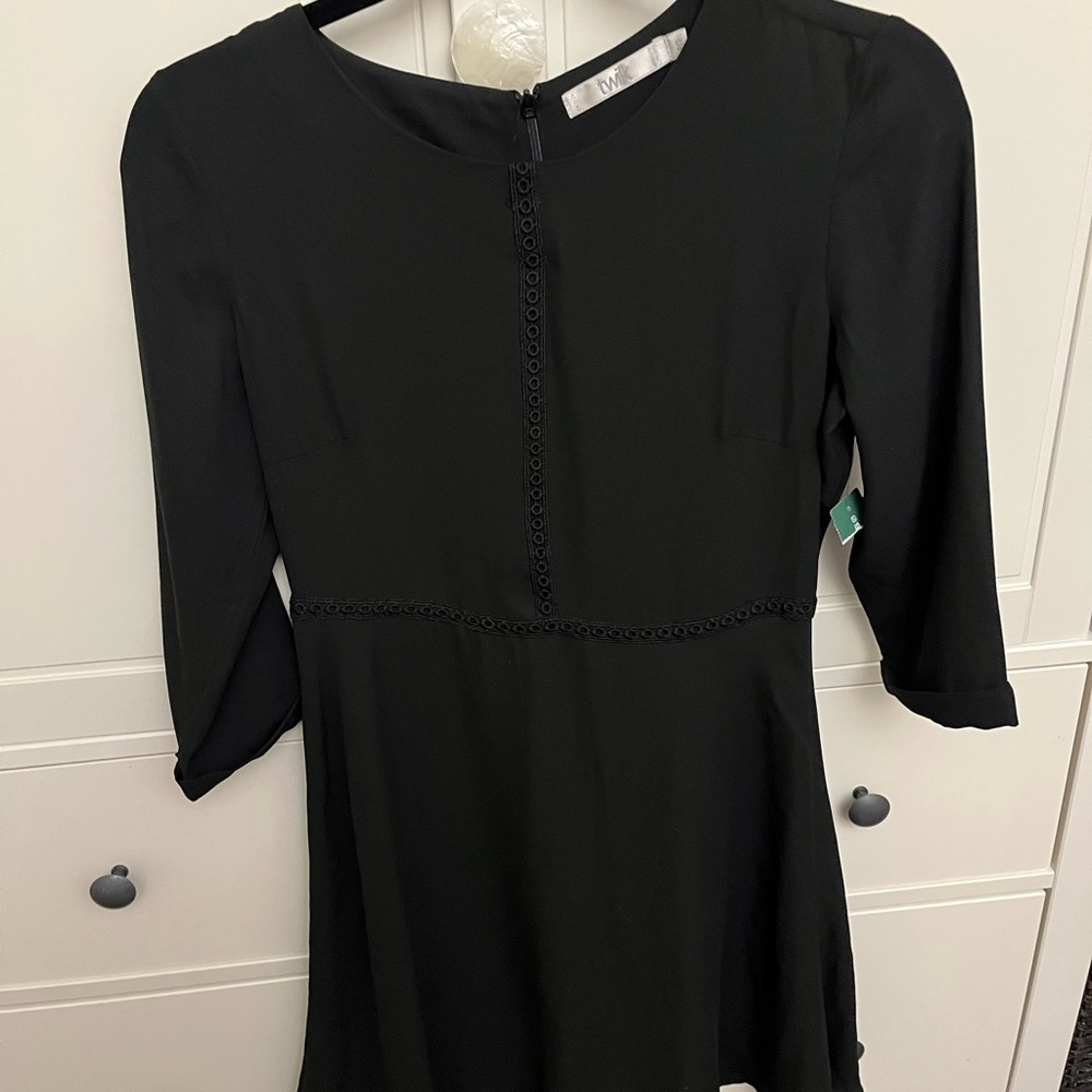 Twik Black Sheath Dress